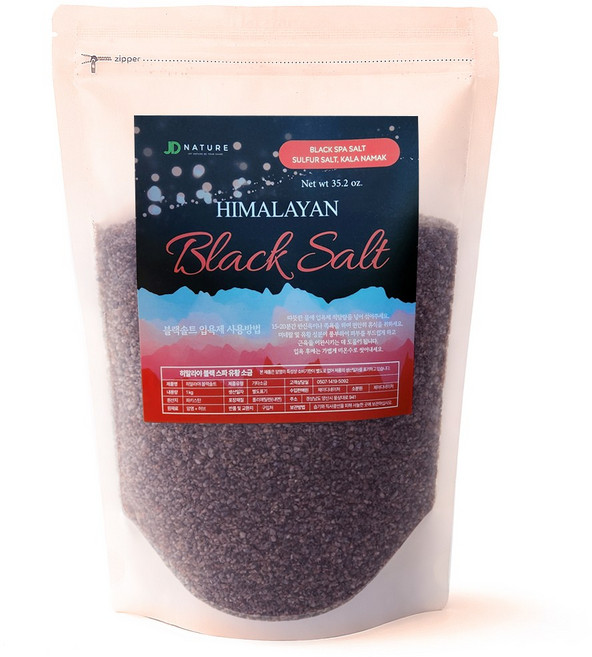 히말라야 유황 온천 소금 미네랄 스파 솔트 굵은입자, 1개, 1kg