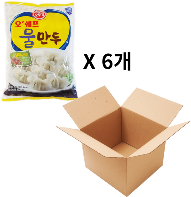 오뚜기 물만두 1.3kg 오쉐프 대용량, 1개