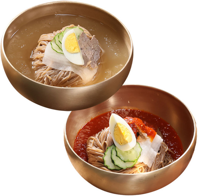 메밀 냉면 물냉 비냉 만두구성/100% 국내산 메밀 건강냉면/소고기 육수 평양 냉면/특제비빔소스, 1세트, 4.86kg