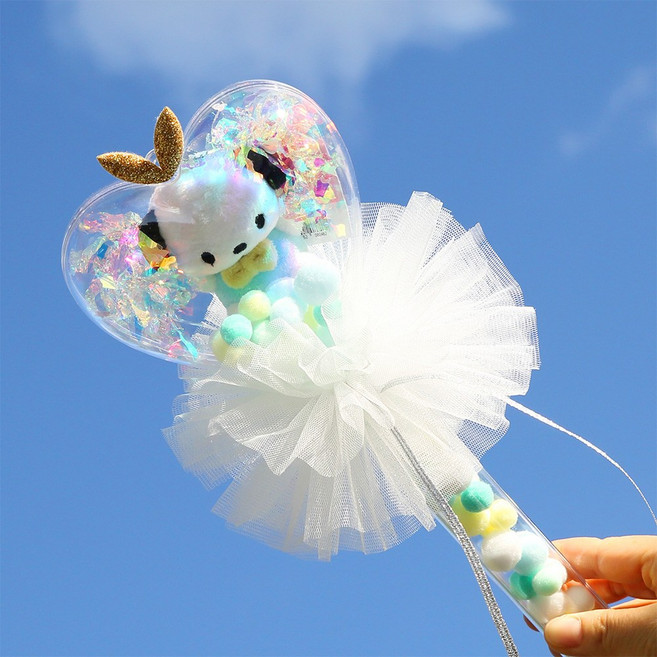 산리오 하트봉 인형꽃다발, 1개, 포차코