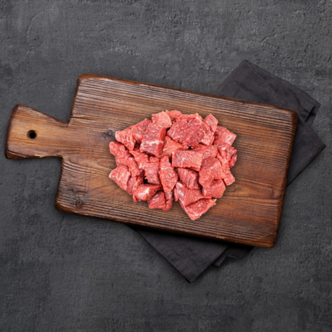 숙성한우 1++ 최고급 국거리 300g 마장동 명절 설날 추석 선물세트, 1개