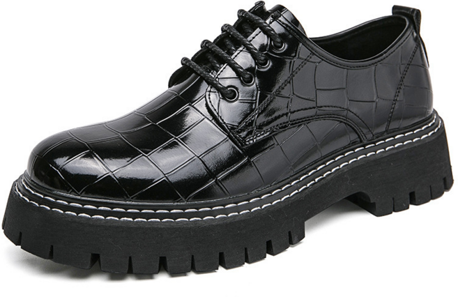 ANYOU 남성 봄 트렌드 구두 로우컷 키높이 올리는 구두