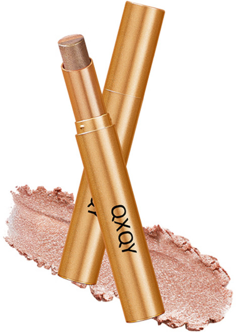 미나미 내추럴 3컬러 그라데이션 스틱 아이섀도우 글로우 레이어링, 1개, #03 글리터 코랄브라운