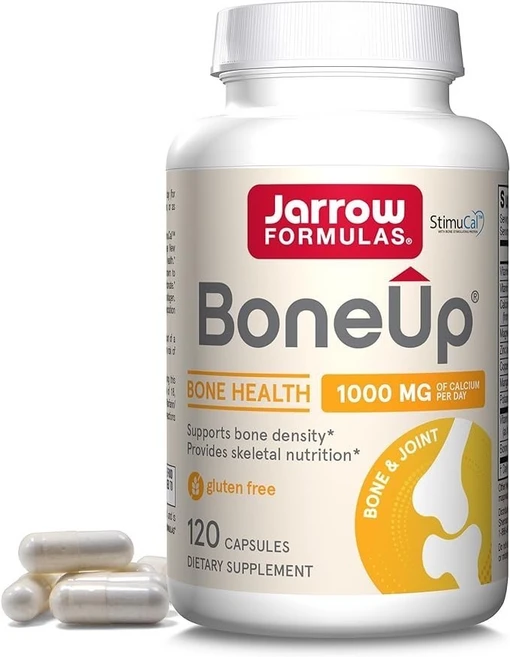 Jarrow Formulas BoneUp - 120 캡슐 - 60회 제공량 - 뼈 지원 골격 영양 - 천연 유래 비타민 D3 K2(MK-7) 1000 mg 포함, 120정, 1개 - 쿠팡