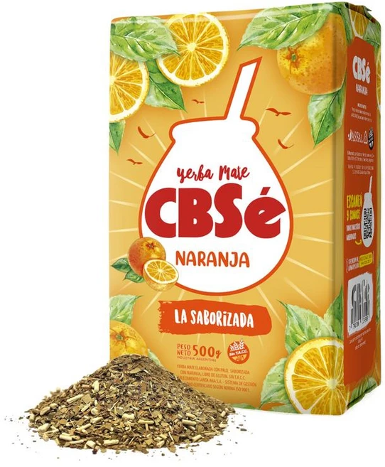 CBSé 예르바 마테 오렌지 맛 잎차 500g, CBSe Yerba Mate 나란자 마테차 500g, 1개 - 쿠팡