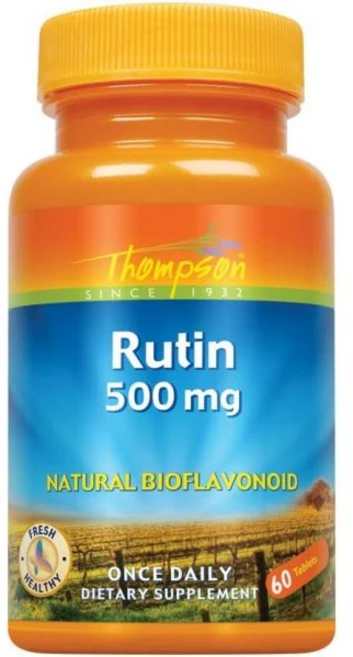 안티옥시던트 톰슨 루틴 500mg | 바이오플라보노이드 제 혈관계 비유전자변형식품 비건 실험실 검증 60정, 1개 - 쿠팡