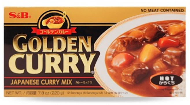 에스비 골든카레 매운맛 220g 일본카레, 1개