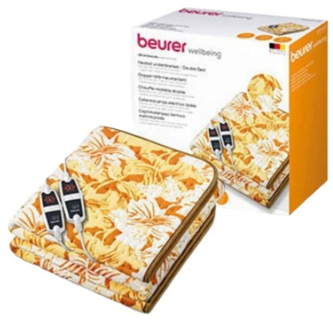 23년 독일 보이로 전기요 1인용 2인용 싱글 더블 전기담요 전기매트 전기장판 행사, 트럼펫 플라워, 보이로 전기요 2인용(140x150cm)