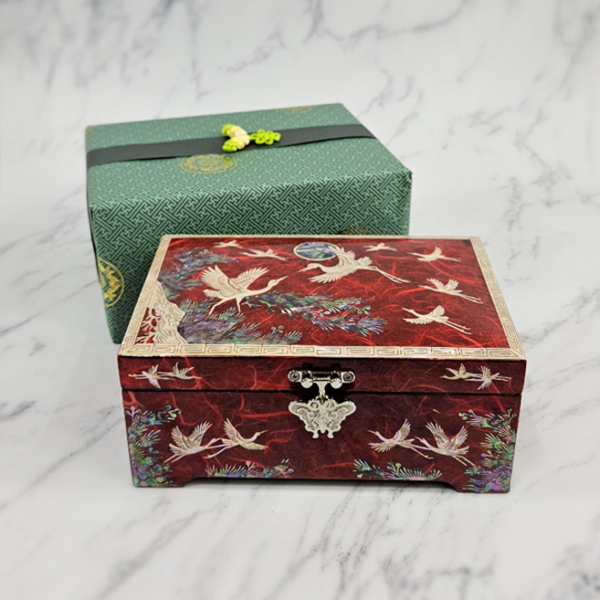 포미모어 나전칠기 자개보석함 전통공예 기념품 직굴림180