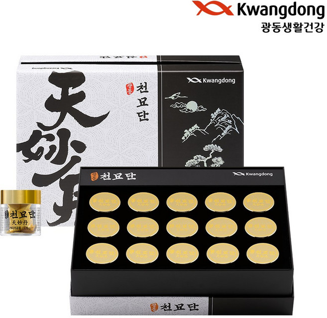 광동 천묘단 영묘사향 1환당 200mg 침향 녹용 사양벌꿀 등 전통원료 함유, 3.75g, 15개