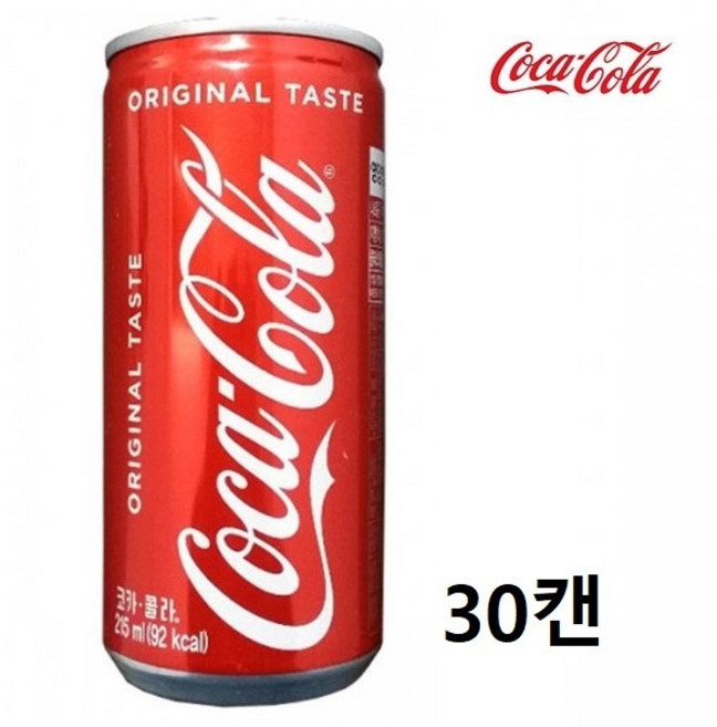 코카콜라 215ml x 30캔, 30개