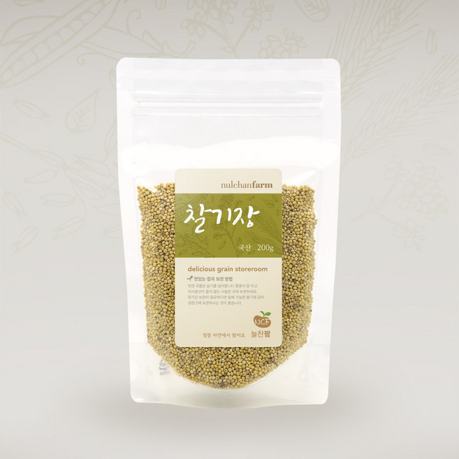 [25년산] [늘찬팜] 국산 기장쌀 좁쌀 찰기장 200g, 1개