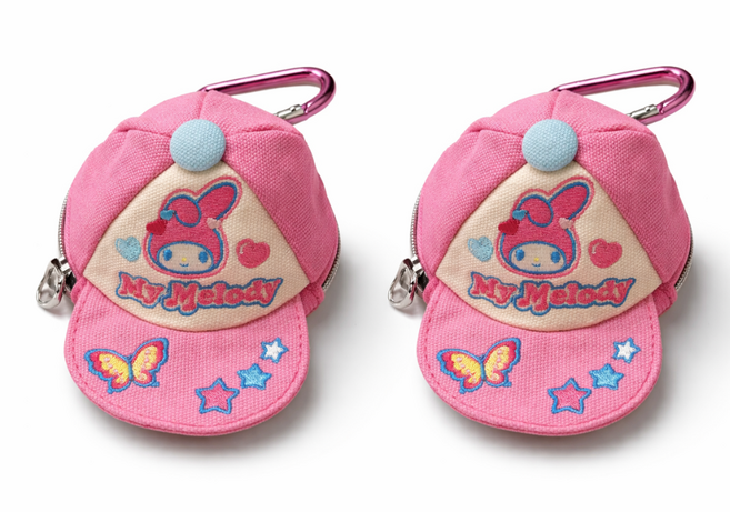 [일본정품] 가방 키링 파우치 동전지갑 Y2K 비비드캡 2026년 헬로키티 마이멜로디