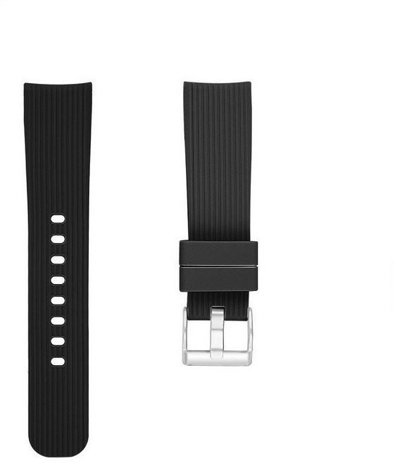 矽膠錶帶 適用 華米 Amazfit Cheetah 2 Pro A2564 手錶 20mm 快拆腕帶, 直紋錶帶, 1個