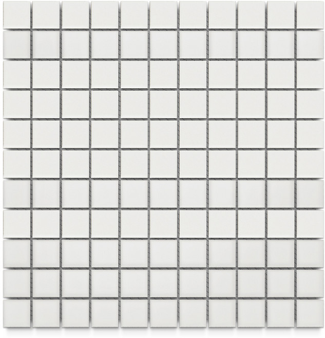 자기질모자이크타일 크림화이트 무광 25mm 박스, 18개