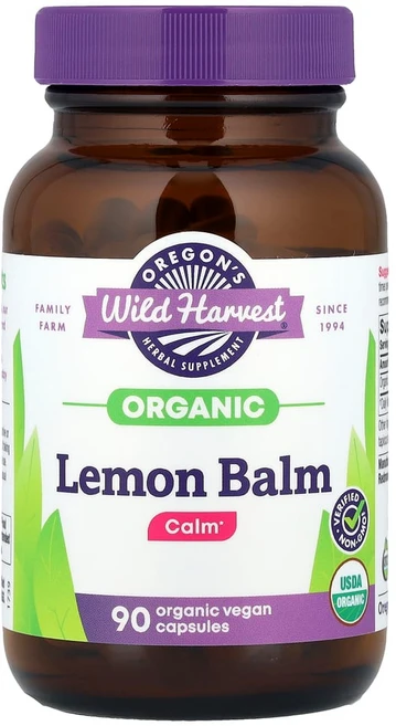 오레곤스와일드하베스트 레몬밤 젤라틴 캡슐 90정, 1개 - 쿠팡