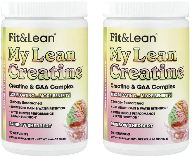핏 앤 린 마이 린 크레아틴 레인보우 샤베트 Fit & Lean My Lean Creatine™ Rainbow Sherbert 183g - 쿠팡