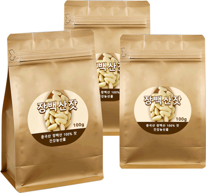 장백산 잣25년산 백잣, 5개, 125g