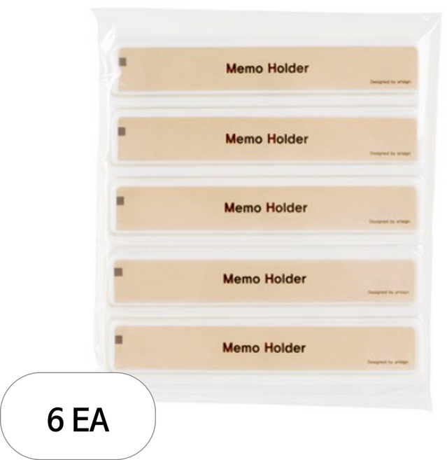 아트사인 메모홀더 110 72351 5p, 혼합색상, 6개