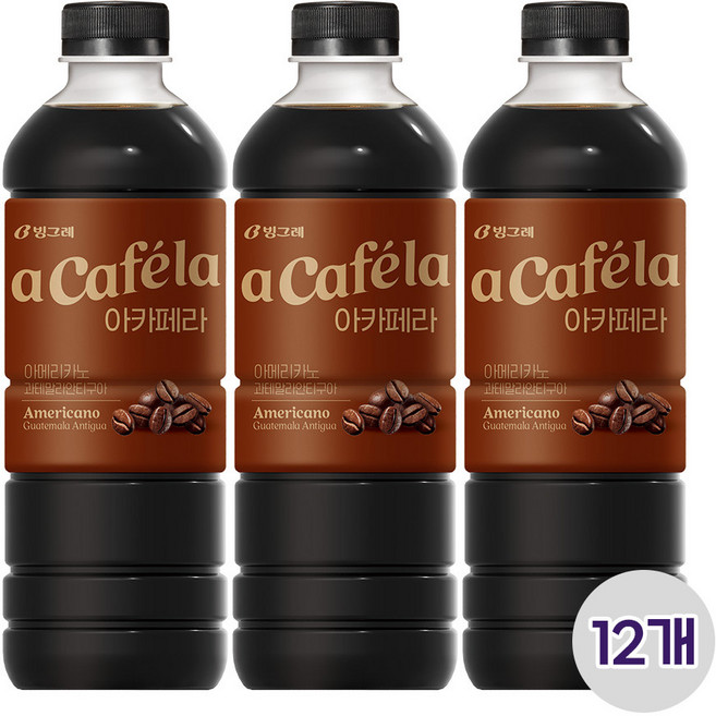 아카페라 아메리카노 과테말라, 1L, 12개