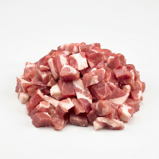 왕목살 국거리 찌개용 500g 2개 수입돼지고기