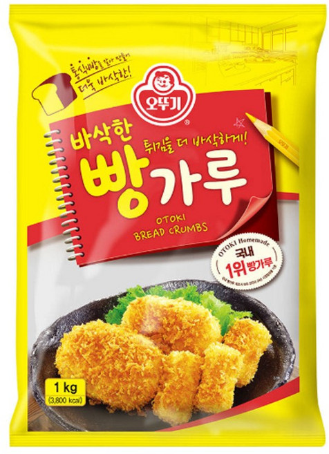 오뚜기 바삭한빵가루1kgX6개(1박스), 1kg, 6개