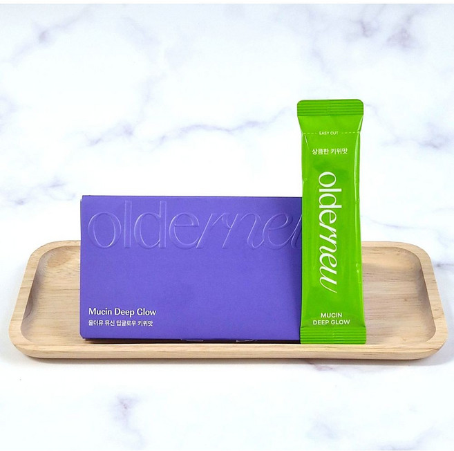 뮤신 콜라겐 올더뮤 뮤신 딥글로우 콜라겐 젤리 10포 1박스 키위맛, 200g