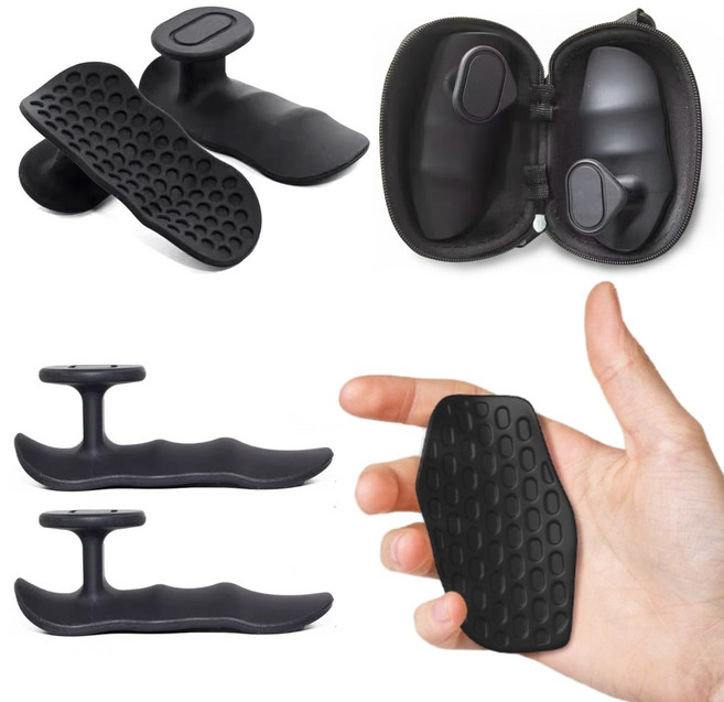 도나토르 헬스 웨이트 굳은살 손 보호대(2p+전용파우치), 블랙, 2개