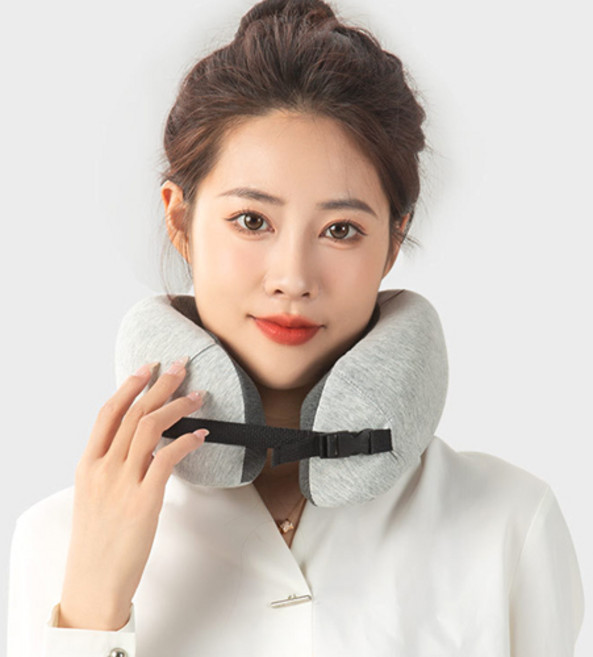 로아 여행용 목베개 차량용 기내용 휴대용 목쿠션 메모리폼 넥필로우, 민트, 민트