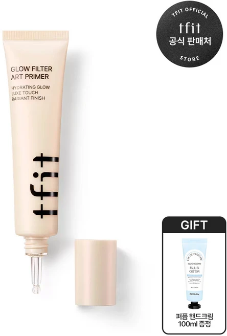 티핏 아트 프라이머 30ml + 오드 퍼퓸 핸드크림 100ml, 1개, 글로우 필터 프라이머+핸드크림 - 쿠팡