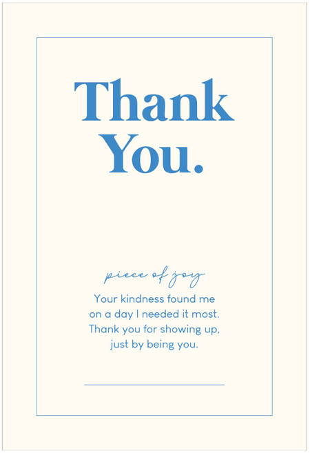 디어플레이스 포장 감사 사각 스티커, 100매, 1 땡큐 블루