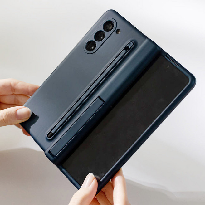 슈퍼쉘 S펜 수납 풀커버 힌지보호 스텐드 케이스