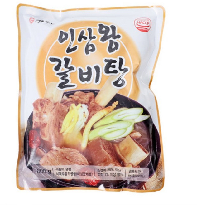 이푸드 인삼왕갈비탕 800g, 4개