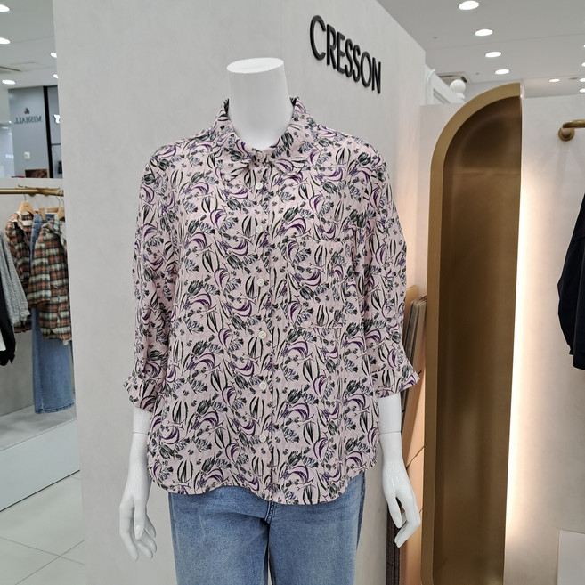 크레송 크레송칠부소매블라우스ODCFBP85_DJ