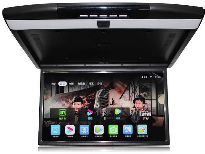 차량용 TV 천장 화물차 15인치 19인치 접이식 카니발 뒷자석 모니터, 4. A형 15인치 MP5+HDMI 폰화면