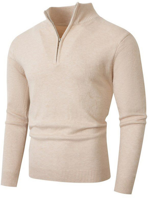 남성 반집업 스웨터 가을 겨울 패션 코디 반목 니트 남자 캐주얼 슬림핏 보온 상의 WMY