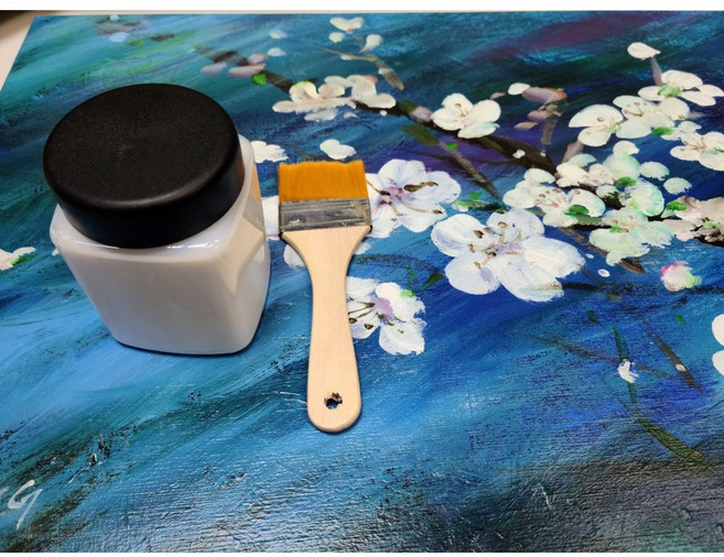 아크릴물감코팅제 290ml 아크릴 바니쉬 마감재 아크릴화마감재 아크릴물감마감재, 1개