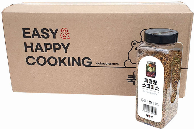 새마원 쿡앤딱 피클링 스파이스 400g 천연 향신료, 12개