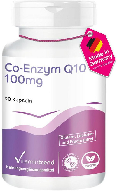 독일 비타민트랜드 Vitamintrend Coenzyme Q10 코엔자임 큐텐 100 mg 캡슐, 3개, 90정