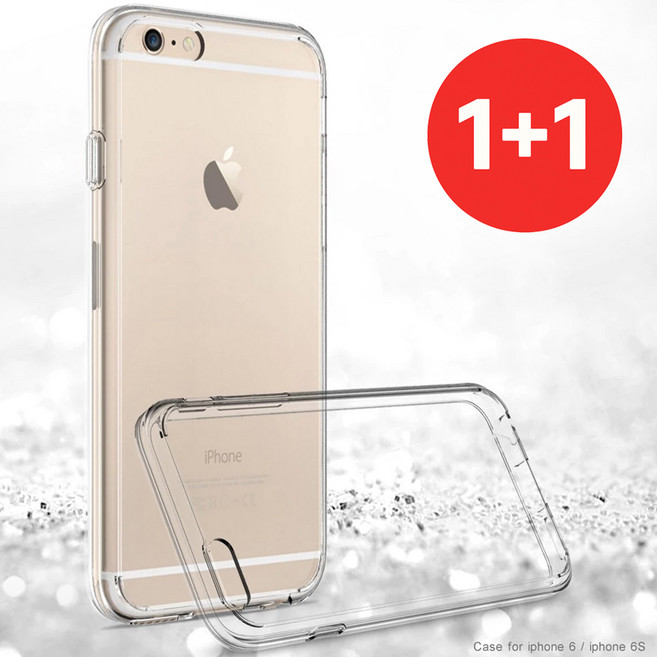 클리어 휴대폰 케이스 2개입