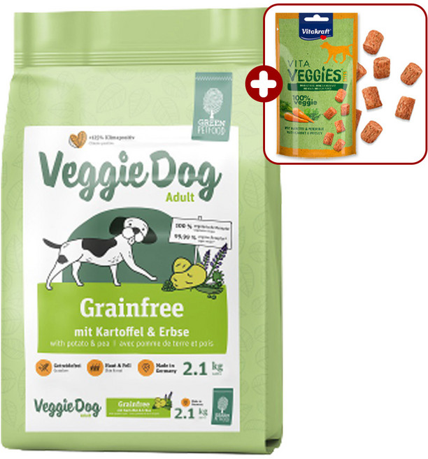베기도그 어덜트 저알러지 강아지 채식 비건 야채 저알러지 사료 + 비건 간식 증정, 채소, 2.1kg, 1개