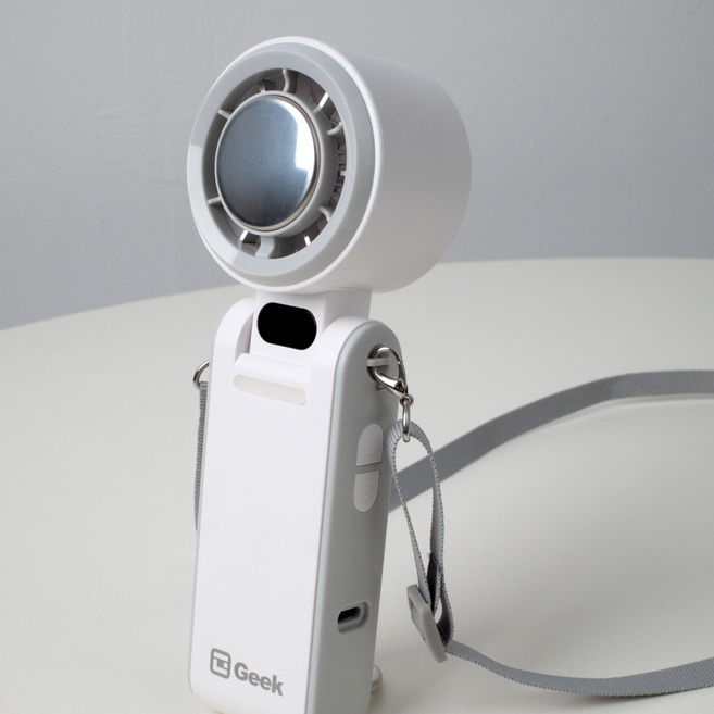 GEEK 쿨패드 BLDC 100단 휴대용 무선 미니 핸디선풍기 SGF-5402W 화이트