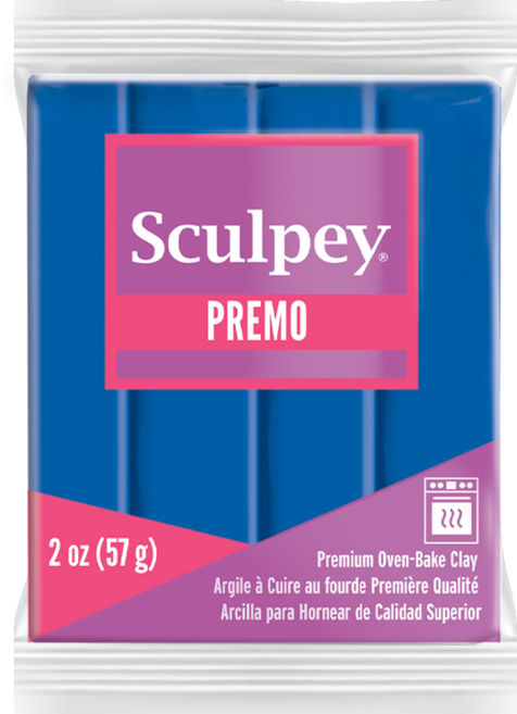 스컬피 프레모 57g (Premo 2oz) 전문가용 폴리머클레이, Cobalt Blue(코발트 블루)