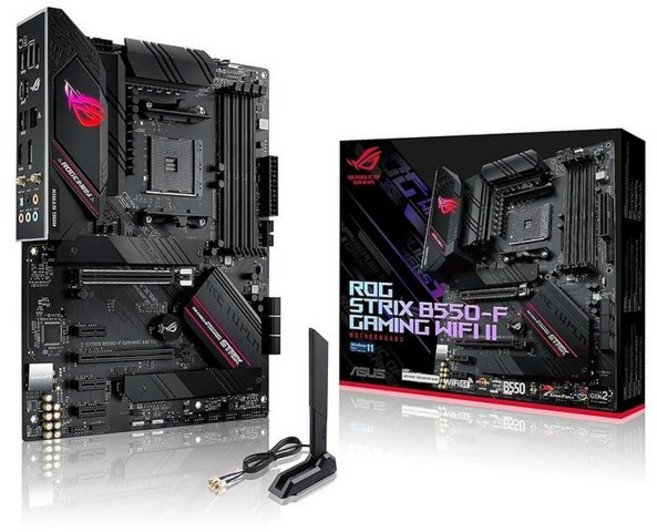 Asus ROG 스트릭스 B550-F 게이밍 WiFi II AMD AM4 ATX 게이밍 마더보드, B550-F|M.2x4|D4|WiFi6E
