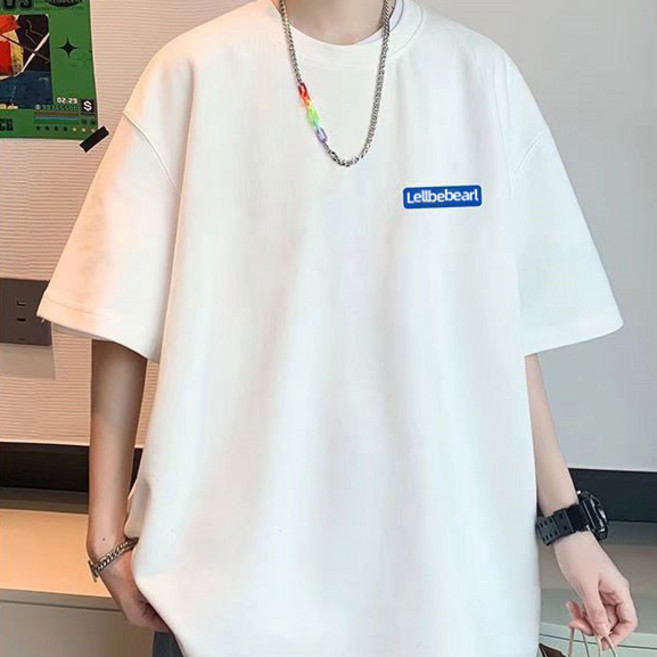 모던워크 남자 오버핏 프린팅 박스티 여름 티셔츠 루즈핏