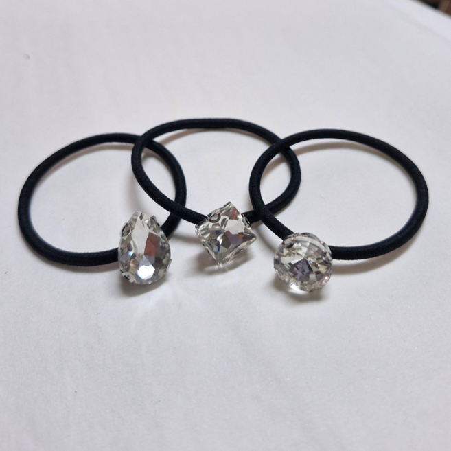 토미앤조이 큐빅 머리끈 [3종세트]