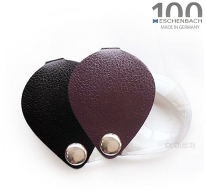 에센바흐 지갑형 6배 휴대용돋보기(1740130/ 1740530), 1개, 검정색