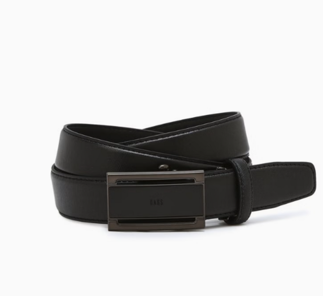 닥스 사각 버클장식 소가죽 남성 자동벨트 (선물포장)