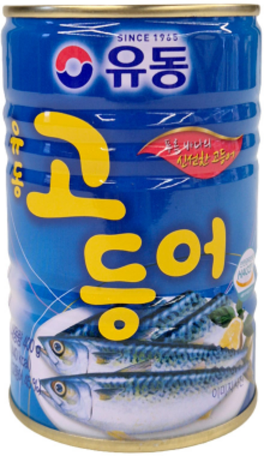 유동 고등어 통조림, 400g, 24개