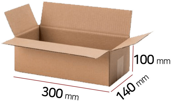 골판지박스 제작 업체 공박스 크기 300x140x100 (1박스/160개), 160개, 브라운
